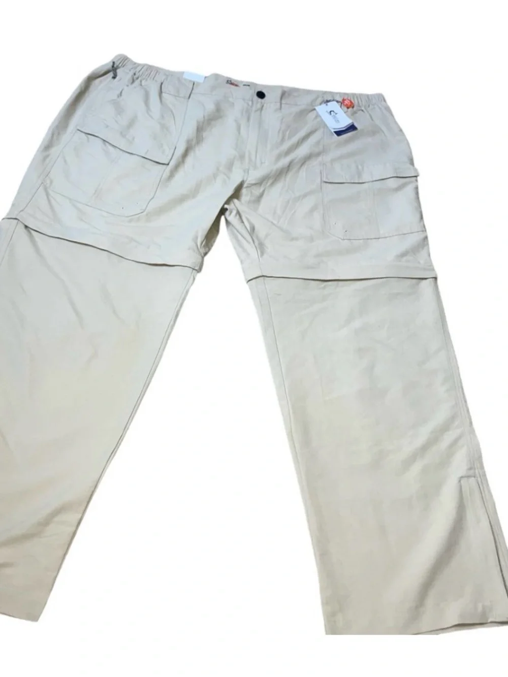 World Wide Sportsman tactical pants cargo utility tan nylon convertible NEW 3XL